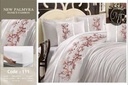 [3R-11231] Parure de drap brodée de luxe, 4 pièces