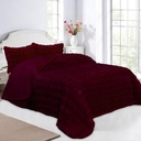 [3R-11188] Couverture avec oreillers importée, une touche raffinée pour votre chambre