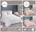 [3R-11184] Pack couverture, drap et oreillers pour mariées ou cadeaux, importé de Turquie